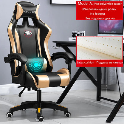 Joylive WCG High-quality Leather Computer Gaming Chair Cafe Racing Chair for Office and Game Room