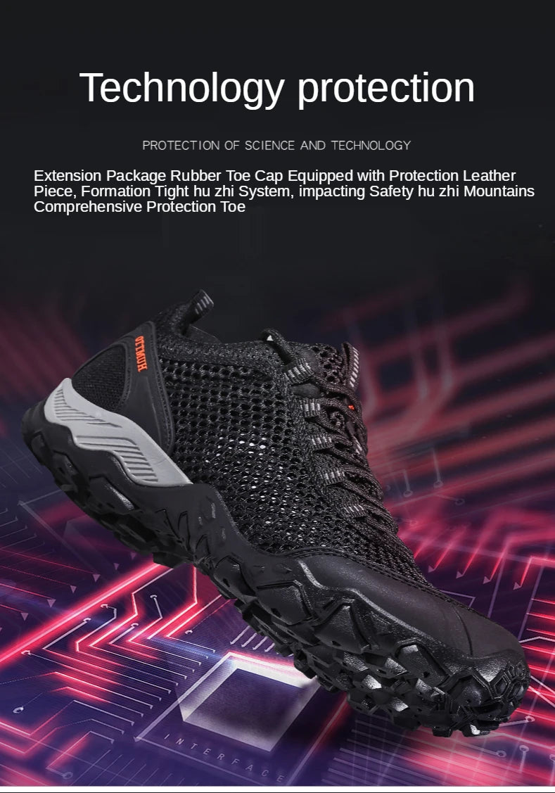 HUMTTO Scarpe da trekking da uomo traspiranti per sport all'aria aperta, scarpe da arrampicata, scarpe da caccia da donna, scarpe da trekking, sneakers, stivaletti, scarpe tattiche