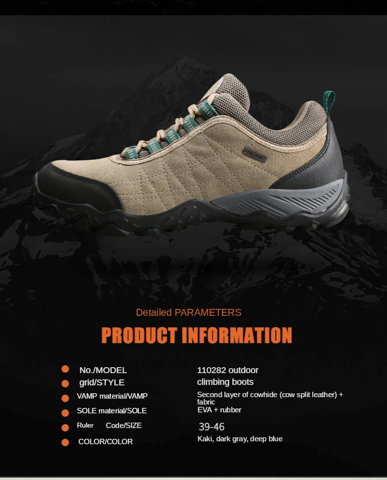 HUMTTO Scarpe da trekking da uomo traspiranti per sport all'aria aperta, scarpe da arrampicata, scarpe da caccia da donna, scarpe da trekking, sneakers, stivaletti, scarpe tattiche