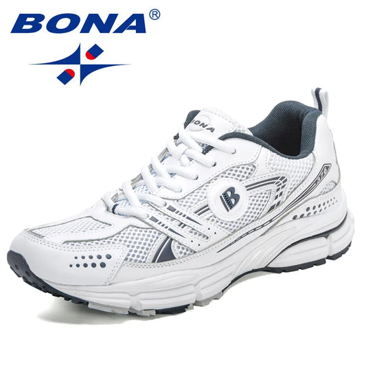 BONA New Designer Trendy Running Shoes for Men Breathable Walking Sports Shoes Men's Jogging Sneakers Soft Footwear Masculine