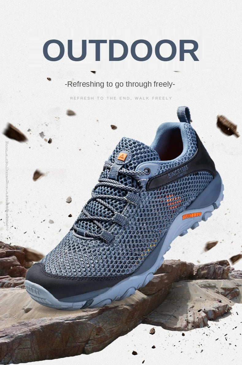 HUMTTO Scarpe da trekking estive da uomo, scarpe sportive da trekking all'aperto traspiranti, scarpe da acqua da uomo, scarpe da arrampicata e da passeggio
