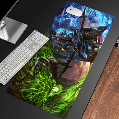XXL Gaming Anime Mouse Pad Large Mouse Mat Girl Keyboard Computer PC Edge Desk Mat For Overwatch/CS:GO Gamer Mousepad
