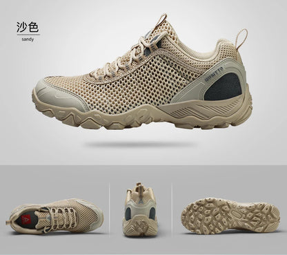 HUMTTO Scarpe da trekking da uomo traspiranti per sport all'aria aperta, scarpe da arrampicata, scarpe da caccia da donna, scarpe da trekking, sneakers, stivaletti, scarpe tattiche