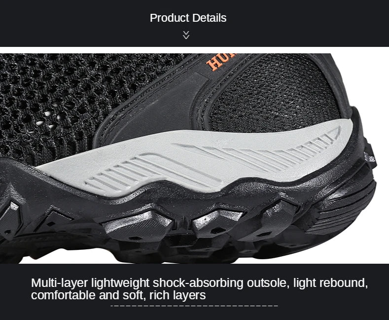 HUMTTO Scarpe da trekking da uomo traspiranti per sport all'aria aperta, scarpe da arrampicata, scarpe da caccia da donna, scarpe da trekking, sneakers, stivaletti, scarpe tattiche