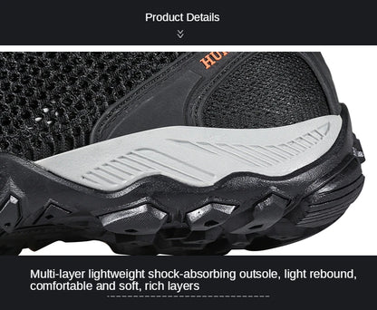 HUMTTO Scarpe da trekking da uomo traspiranti per sport all'aria aperta, scarpe da arrampicata, scarpe da caccia da donna, scarpe da trekking, sneakers, stivaletti, scarpe tattiche