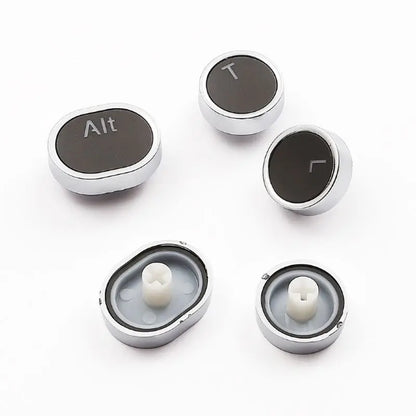 104 Keys Retro Round Keycaps Double Shot DIY Typewriter Keycap for Backlit Mechanical Keyboard Circular