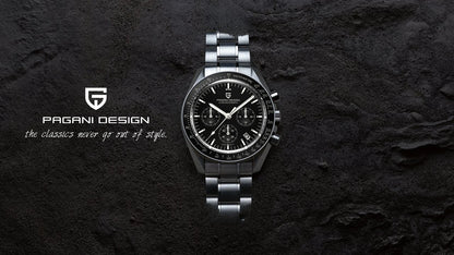 PAGANI DESIGN 2026 New CK2988 Moon Watches Retro Top Luxury Quartz Watch For Men Sapphire glass Speed Chronograph Wristwatch Men