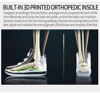 Orthopedic kids shoes Princepard flat feet medical corrective casual footwear for toddlers with arch support sneakers