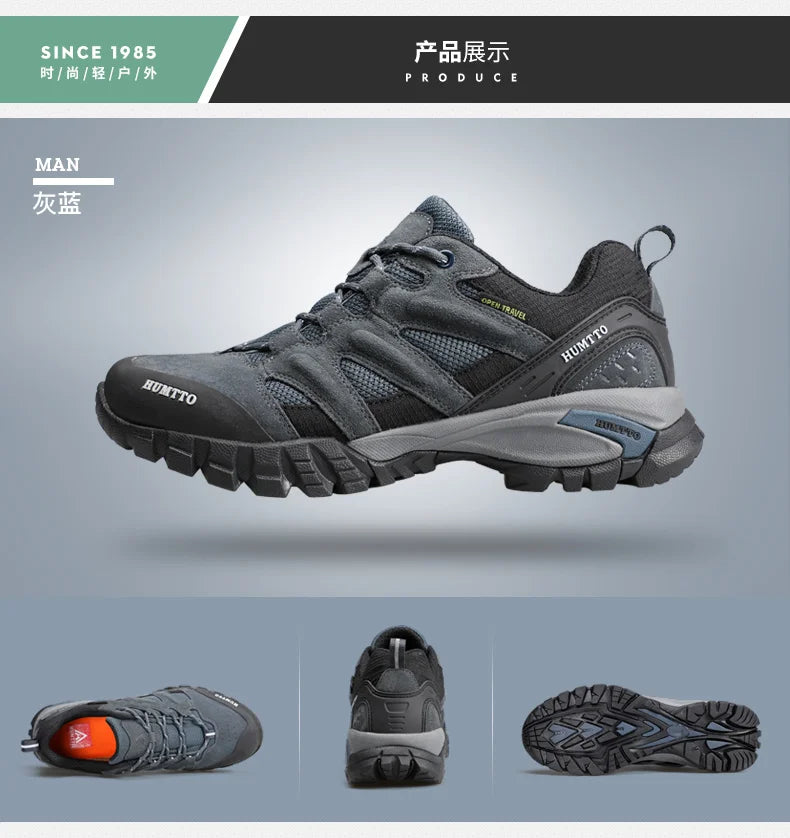 HUMTTO Hiking Shoes Men Winter Outdoor Sports Climbing Shoes hunting shoes Warm women Trekking  Sneakers ankle boots  Tactical
