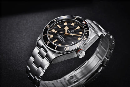 PAGANI DESIGN BB58 Steel Men's Mechanical Wrist Watches Luxury Automatic Watch For Men AR Sapphire Mirror Sport Waterproof Watch