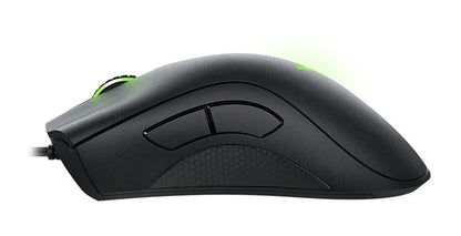 Ratón gaming con cable Razer DeathAdder Essential original, sensor óptico de 6400DPI, 5 botones independientes, para portátil y PC gamer