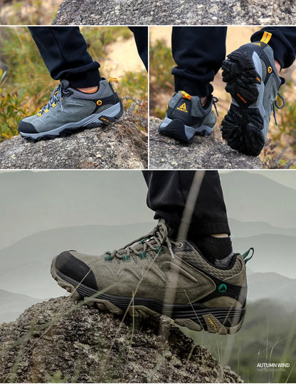 HUMTTO Hiking Shoes Men Winter Outdoor Sports Climbing Shoes hunting shoes Warm women Trekking  Sneakers ankle boots  Tactical
