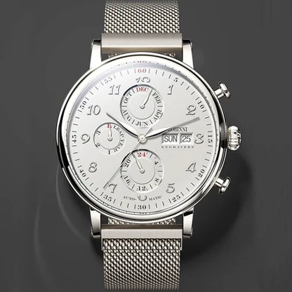 Luxury Brand Switzerland LOBINNI Perpetual Calendar Automatic Mechanical Men's Watches Sapphire Multi-function Clock L13019-8