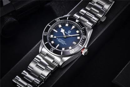PAGANI DESIGN BB58 Steel Men's Mechanical Wrist Watches Luxury Automatic Watch For Men AR Sapphire Mirror Sport Waterproof Watch