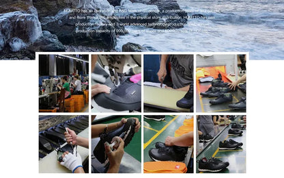 HUMTTO Outdoor Hiking Trekking Mountain Sports Shoes for Men, Camping, Hunting, Walking, Breathable Cushioned Non-Slip Sneakers