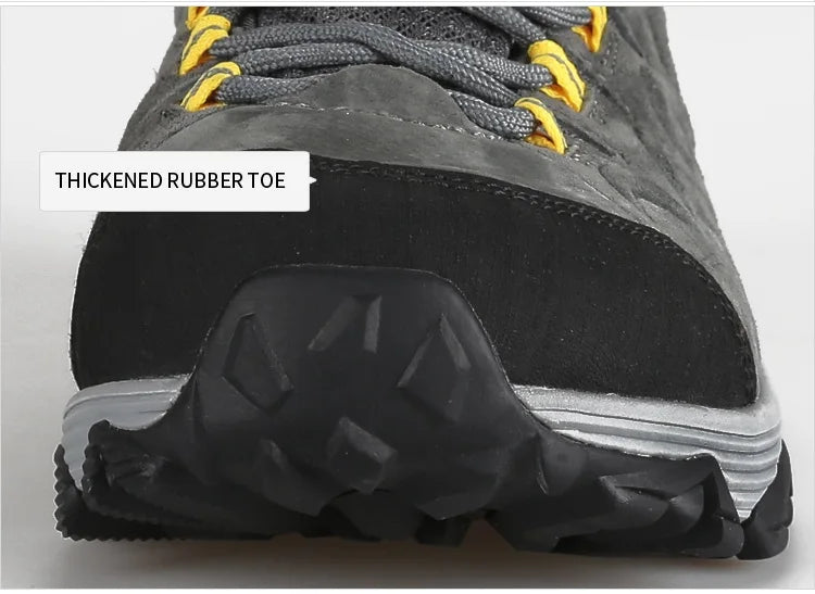 HUMTTO Sneakers impermeabili da uomo Scarpe da trekking Stivali da trekking in pelle da donna Campeggio Caccia Stivaletti tattici da montagna da uomo