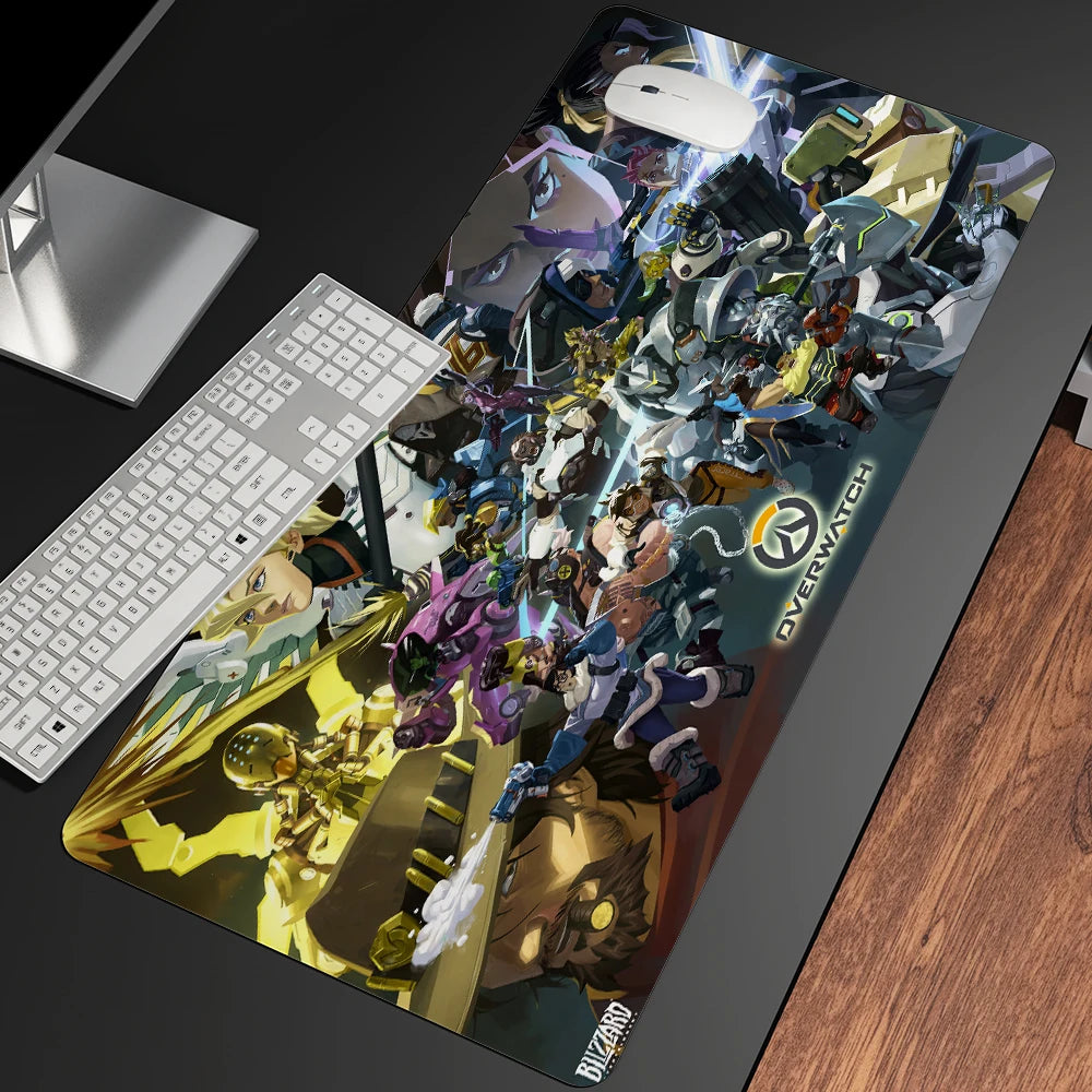 XXL Gaming Anime Mouse Pad Large Mouse Mat Girl Keyboard Computer PC Edge Desk Mat For Overwatch/CS:GO Gamer Mousepad