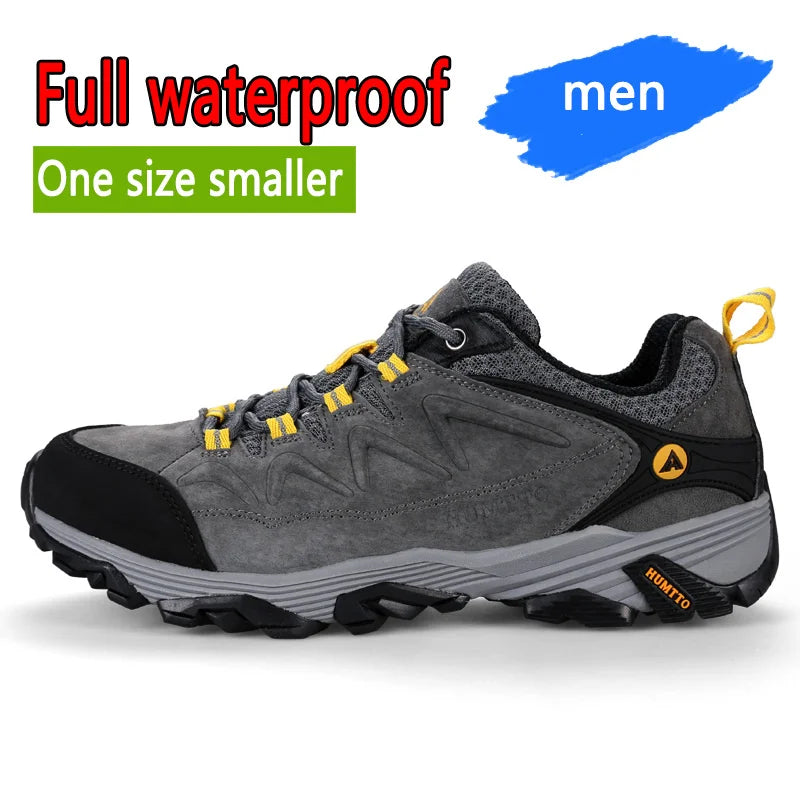 HUMTTO Hiking Shoes Men Winter Outdoor Sports Climbing Shoes hunting shoes Warm women Trekking  Sneakers ankle boots  Tactical
