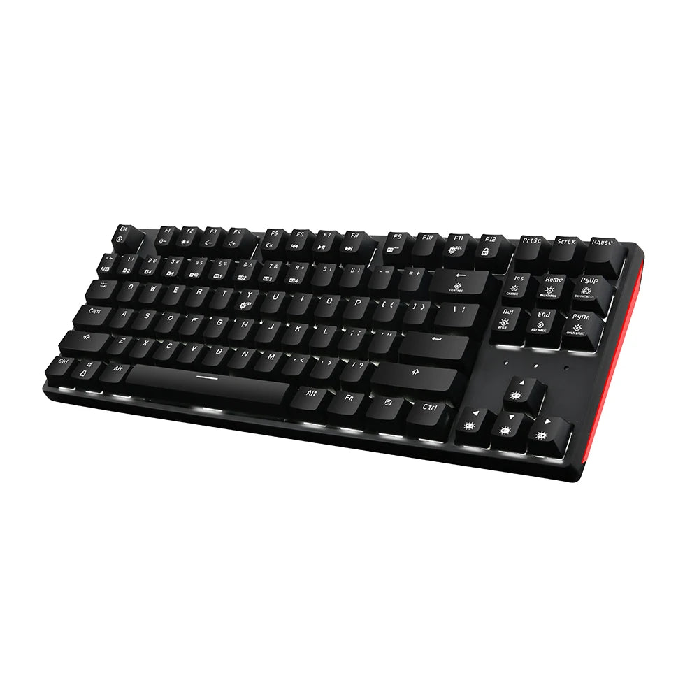 HEXGEARS Mechanical Keyboard Gaming Hot-Swappable Switch Russian 87 Key Waterproof Kailh BOX Switch Keyboard Custom Macro GK12