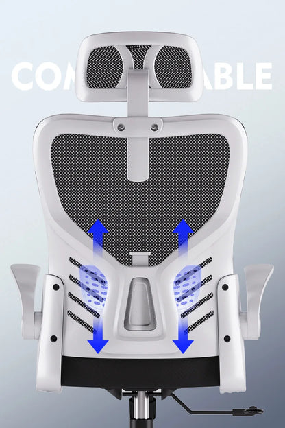 Silla de oficina ergonómica para ordenador, estudio, mahjong, conferencias y dormitorio