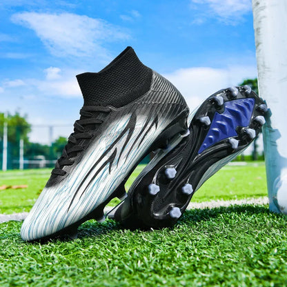 Nouvelles chaussures de football pour hommes, chaussures d'entraînement professionnelles, baskets de match, chaussures de football ultralégères, chaussures de sport pour l'extérieur, antidérapantes, unisexes