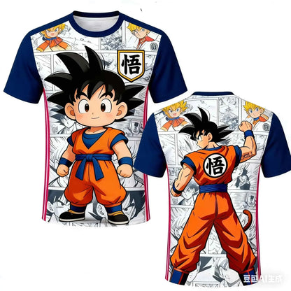 2026 New Bandai Japanese Anime Dragon Ball Son Goku X Japan National Team Custom Soccer Jersey Men's Women Kids T-shirt Tops