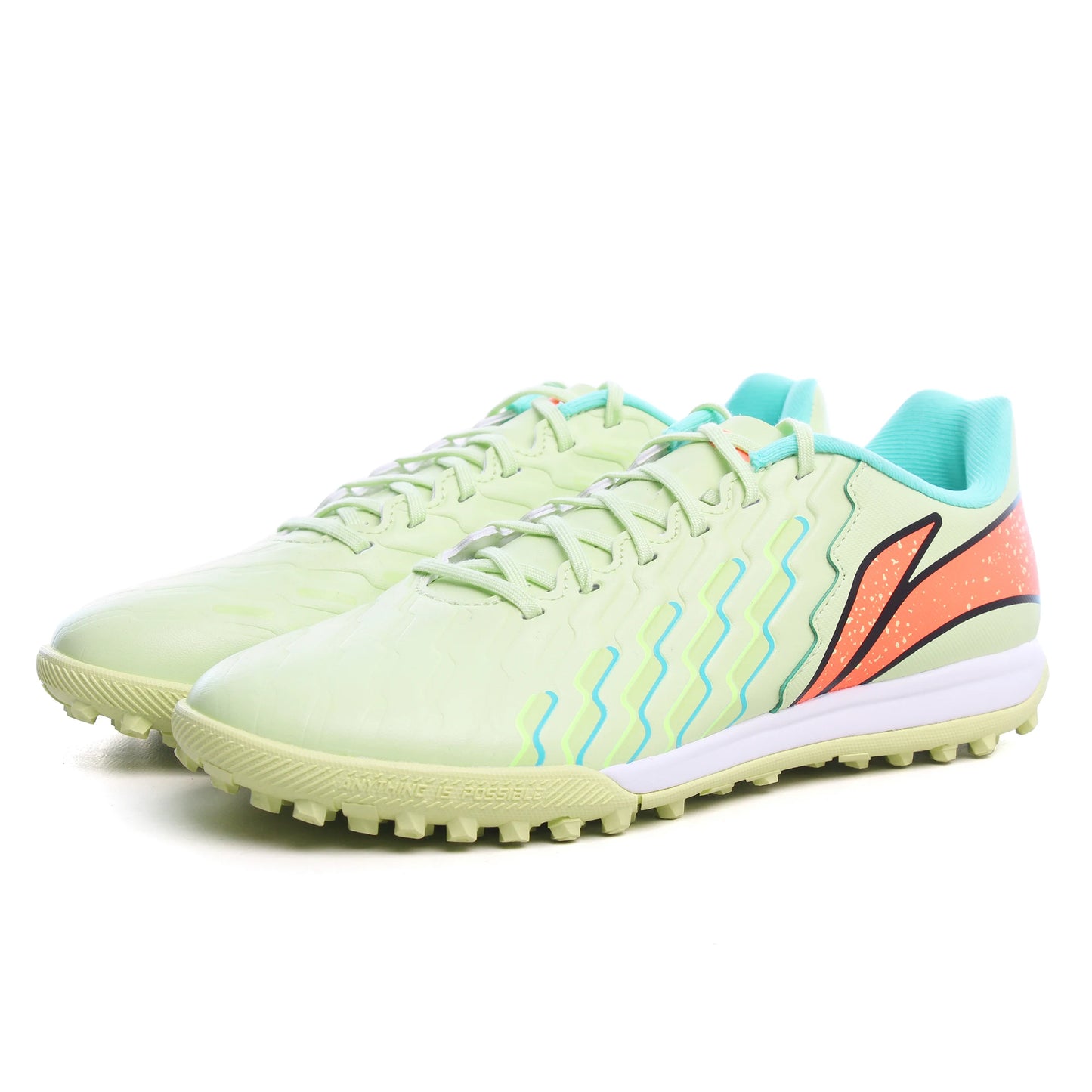 Li-Ning Men’s Soccer Shoes Cushion Sports Stable Support Anti-Slip Wearable Li-Ning Comfortable Football Sneakers YSTU005