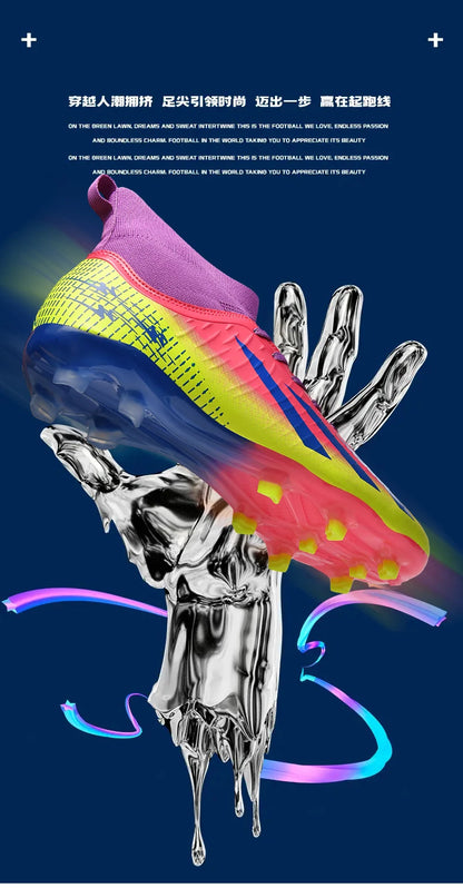 Double Star 2026 New Low-Top AG Football Boots Ultralight Professional Outdoor Men's Soccer Cleats Size 35-45