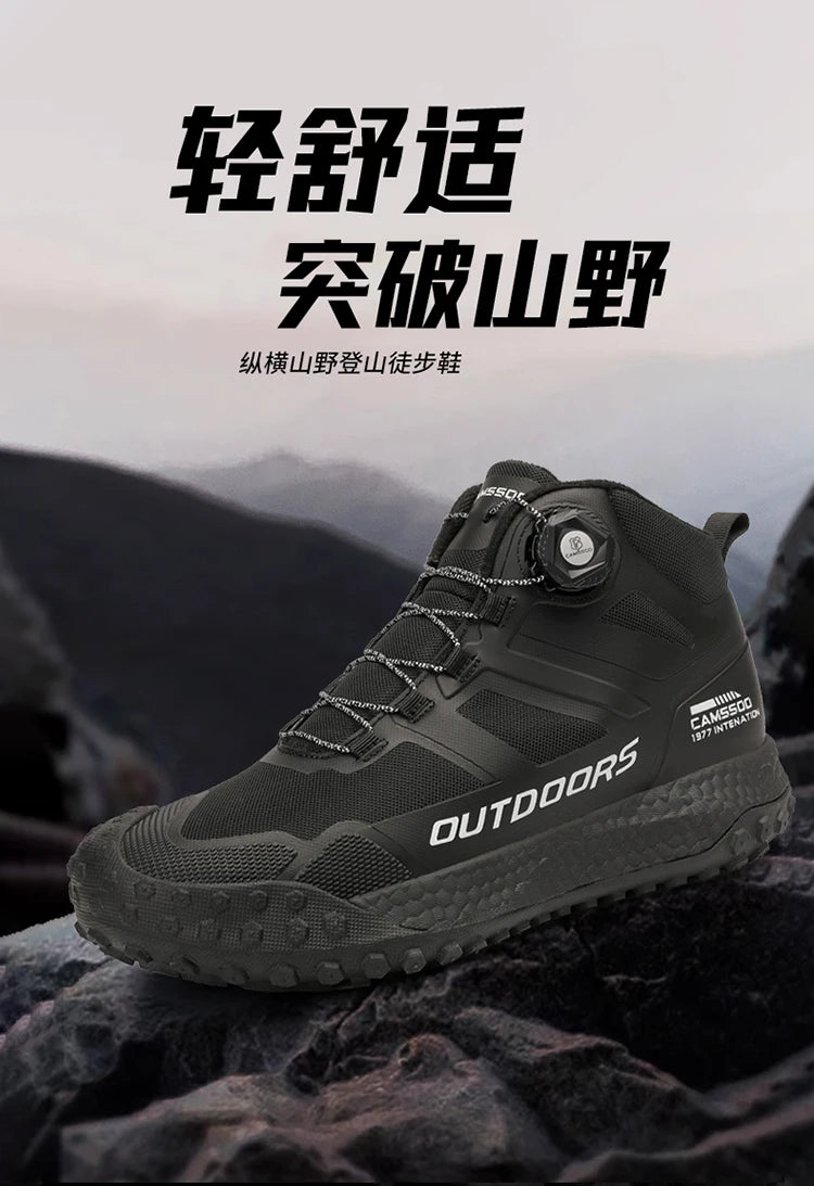 CAMSSOO Hiking Shoes Men Snow boots Outdoor Sports Climbing Shoes women Trekking Sneakers ankle boots hunting shoes travel boots