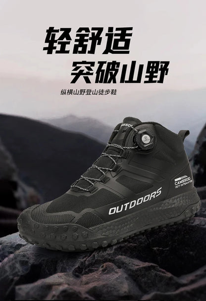 CAMSSOO Hiking Shoes Men Snow boots Outdoor Sports Climbing Shoes women Trekking Sneakers ankle boots hunting shoes travel boots