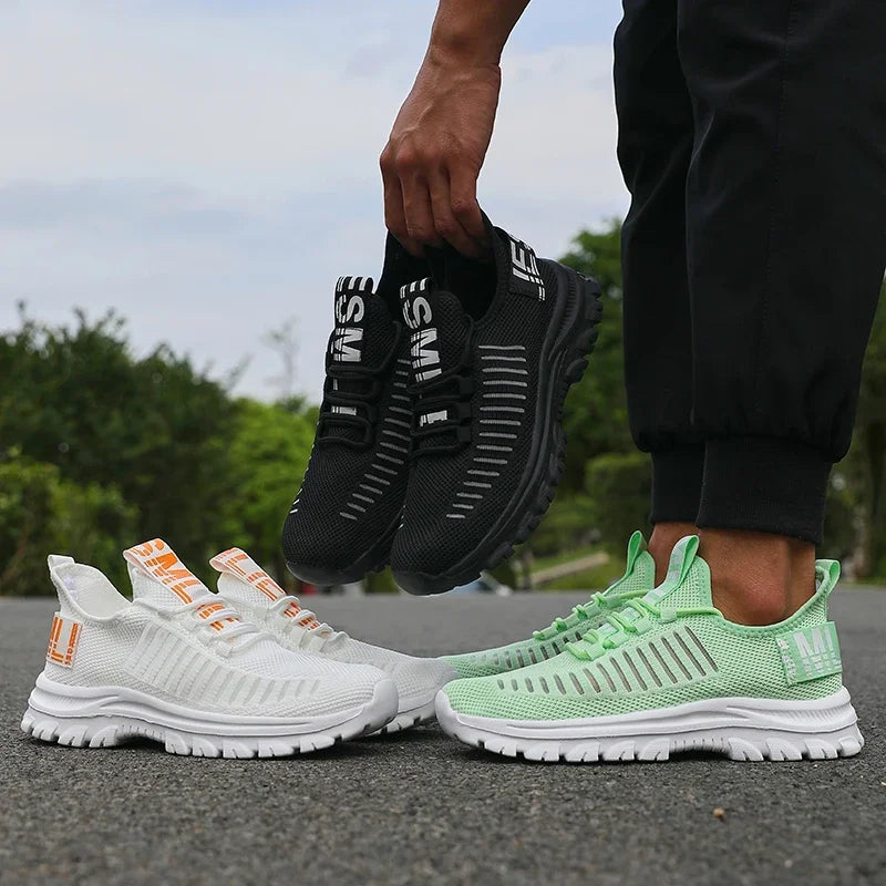 Adidași de vară antiderapanti pentru bărbați, confortabili și respirabili, pantofi de alergare pentru cupluri, pantofi sport Tenis pentru femei, albi, adidași de mers pe jos pentru bărbați
