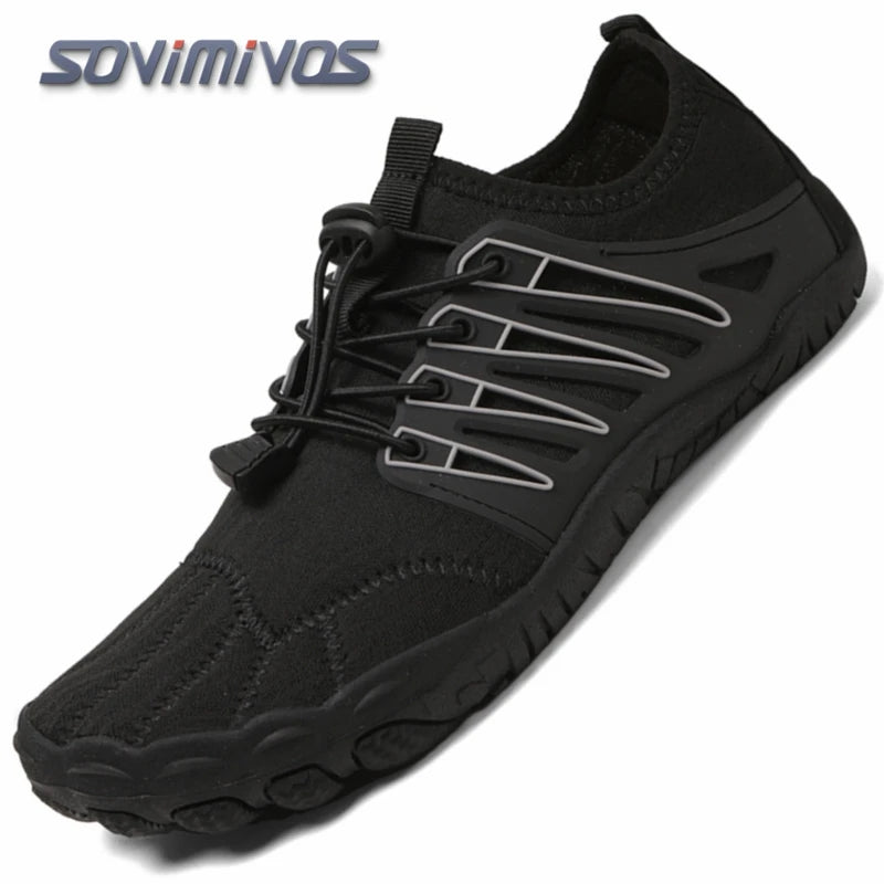 Men's Trail Running Shoes, Lightweight Athletic Zero Drop Barefoot Shoes Non Slip Outdoor Walking Minimalist Shoes for Women