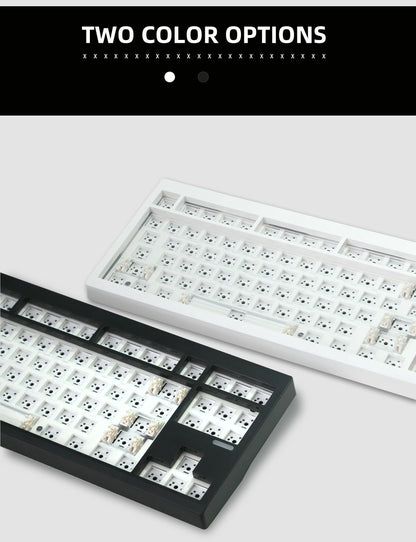 ZUOYA GMK87L Mechanical Keyboard KIT Gasket Structure VIA /Qmk Programmable Hot-Swap Three Mode Wireless RGB Keyboard KIT