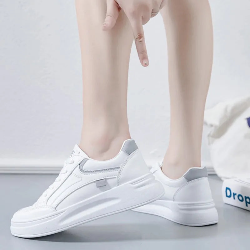 Women's Sneakers Fashion 2025 New Trainers Comfortable Casual Lace-Up Sneakers for Women Tenis Feminino