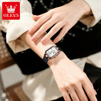 OLEVS 7089 Watch For Women Top Brand Calendar Quartz Woman Watch Waterproof Luminous Simple Fashion Elegant Ladies Hand Clock