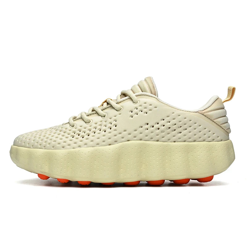 Comfortabele casual herensneakers met voetmassagetechnologie Ademende, lichtgewicht sportschoenen voor dames
