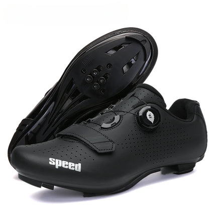 Professional New Sneakers Men Ultralight Double Buckle Cycling Shoes MTB Luminous Road Bike Shoes