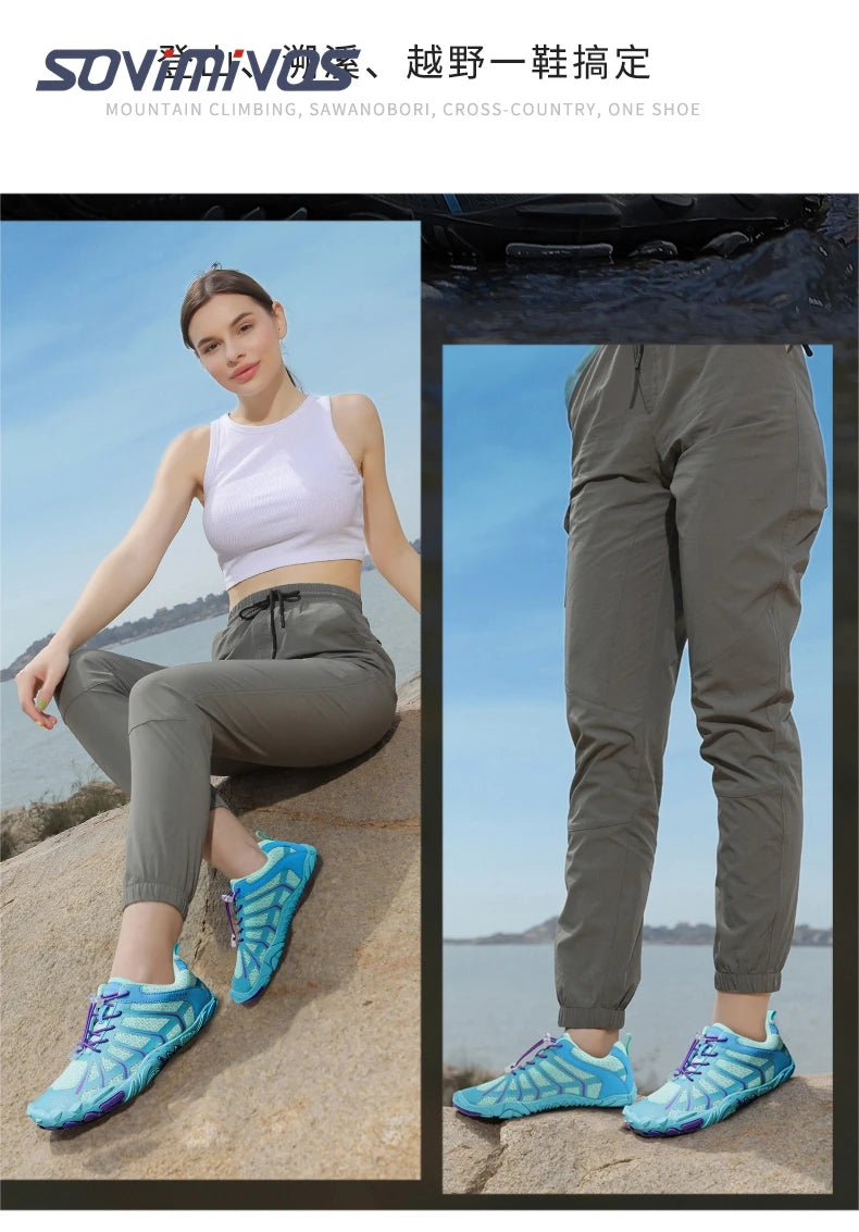 Men's Trail Running Shoes, Lightweight Athletic Zero Drop Barefoot Shoes Non Slip Outdoor Walking Minimalist Shoes for Women