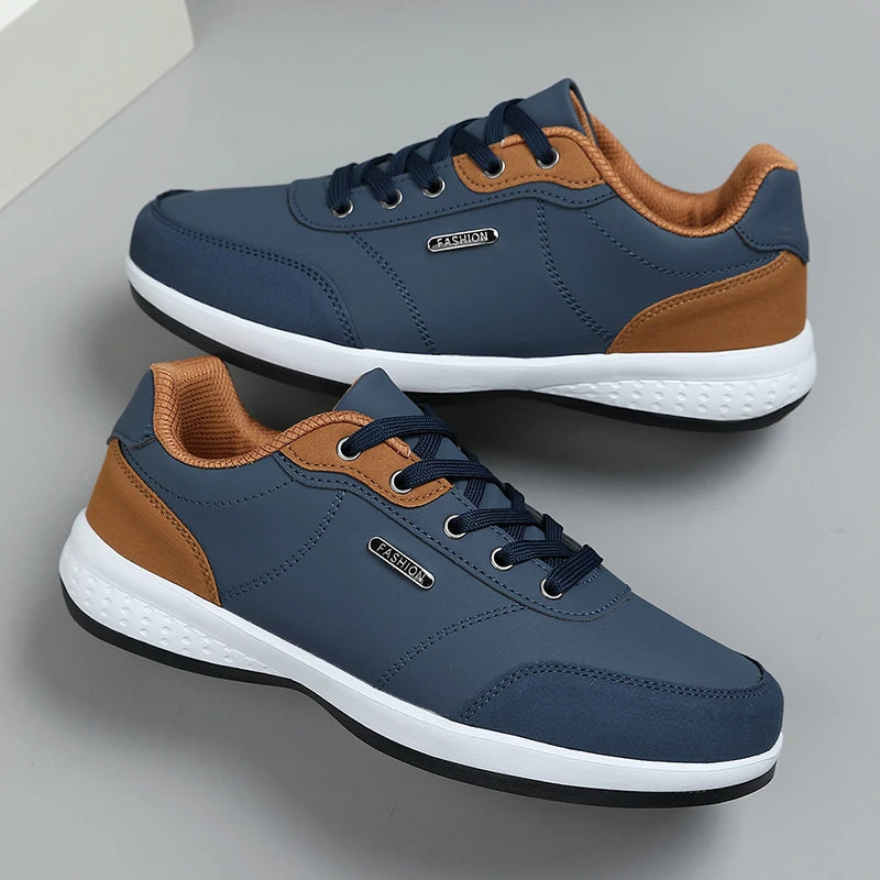 Pantofi de mers pe jos impermeabili pentru bărbați „Four Seasons”, pantofi sport casual din piele pentru bărbați, pantofi de camping antiderapanti, pantofi de tenis pentru bărbați