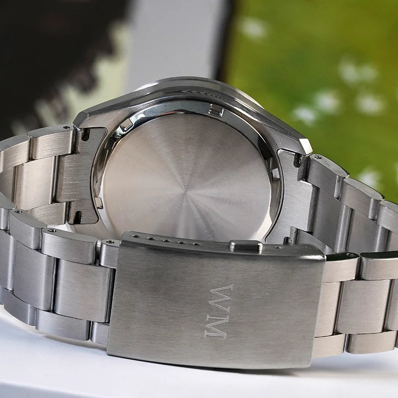 WM Watch Automatic Mechanical Watch Gemstone Series NH35 100M Water Resistant AR Coated Sapphire Welly Merck Man Watches WM225