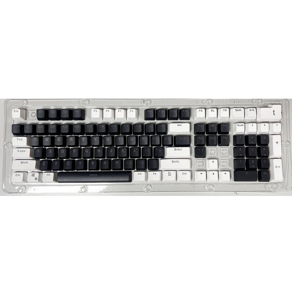 106 Keys Grey Red Keycaps PBT Specials Keycap Backlit Two-Color Key Caps For MX Switch 61/87/104 Mechanical Keyboard