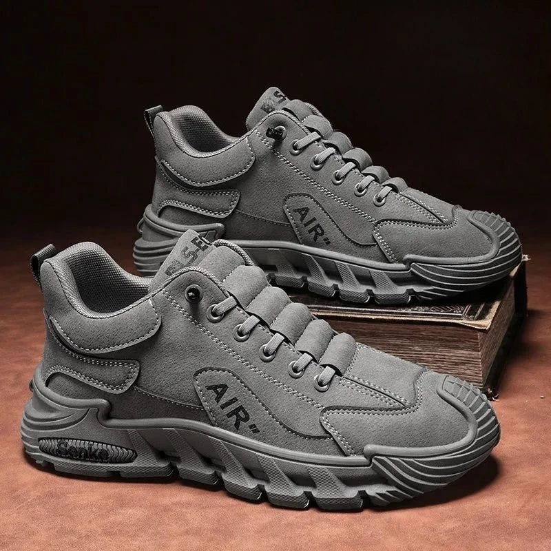 2025 Fall Fashion Men's Casual Shoes Black Simple Breathable Board Shoes Wearable and Comfortable EVA Jogging Shoes