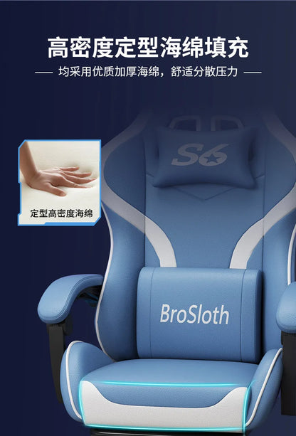 Esports Gaming Chair Ergonomic Office Chair with Adjustable Height, Swivel Computer Chair, Reclining Racing Chair for Home Office & Gaming Setup