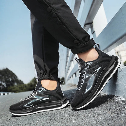 Baskets d'extérieur pour hommes, chaussures de course respirantes et antidérapantes à coussin d'air, de Jogging, de Sport, légères, décontractées
