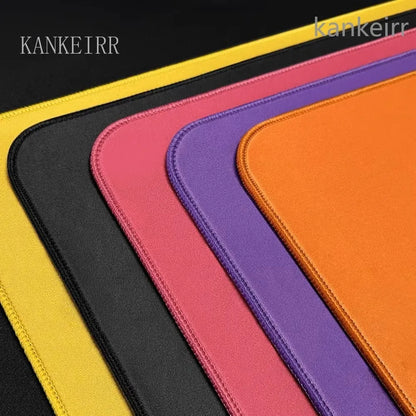 Alfombrilla de ratón Black Speed de color puro, alta elasticidad, base antideslizante, alfombrilla gaming premium para e-sports con superficie ultrafina, deskmat