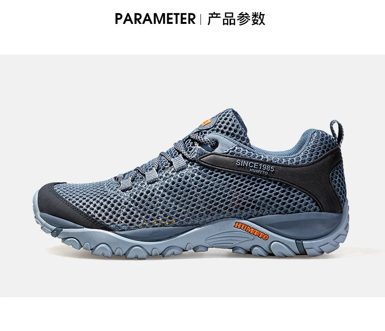 HUMTTO Scarpe da trekking da uomo traspiranti per sport all'aria aperta, scarpe da arrampicata, scarpe da caccia da donna, scarpe da trekking, sneakers, stivaletti, scarpe tattiche