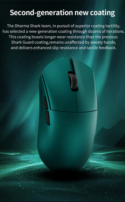 MOTOSPEED Darmoshark M3 V2 8K Gaming Mouse Bluetooth Wireless PAW3395 26,000 DPI Ultra-Light Gaming Mouse for PC, Laptop & Mac