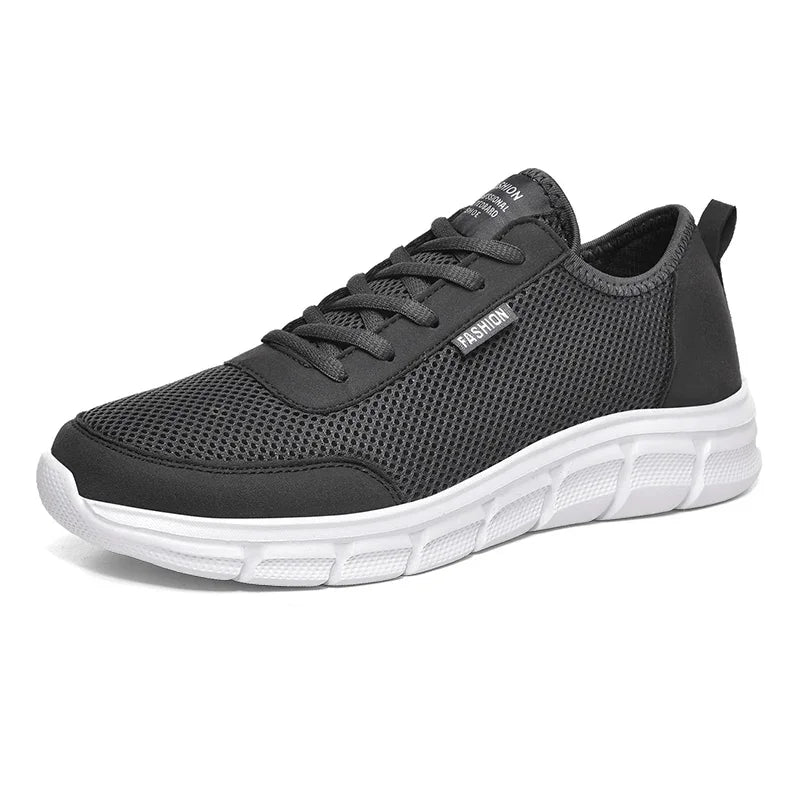 Zapatos de malla para hombre, zapatos casuales con cordones, zapatillas deportivas para hombre, calzado ligero y transpirable, zapatillas deportivas cómodas, zapatillas para hombre