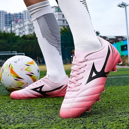 Nouvelles chaussures de football pour hommes, chaussures de football d'intérieur pour adultes, crampons de football antidérapants, crampons de sport ultralégers, crampons de futsal, entraînement sur gazon, confortables.