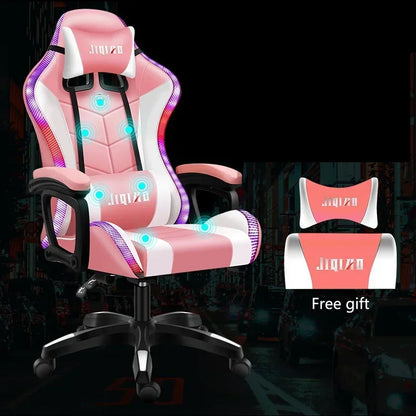 High quality gaming chair RGB light office chair gamer computer Ergonomic swivel chair Massage Recliner New gamer chairs